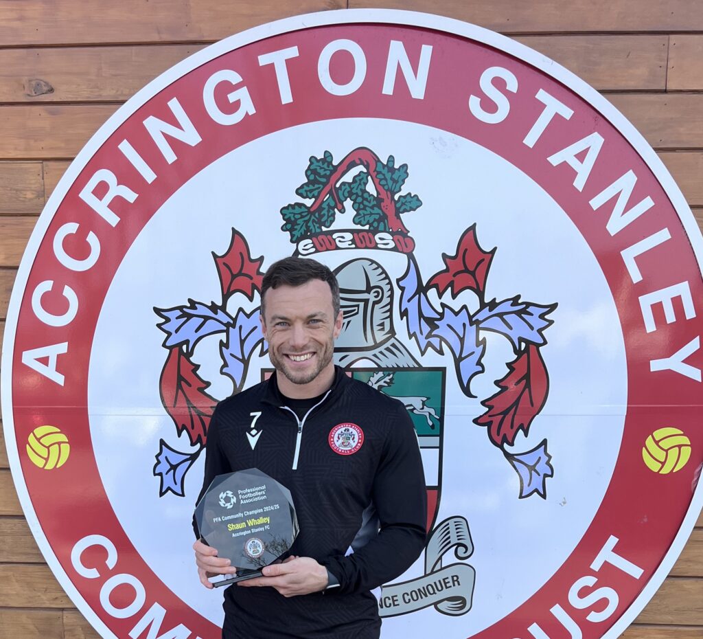 Whalley Named PFA Community Champion