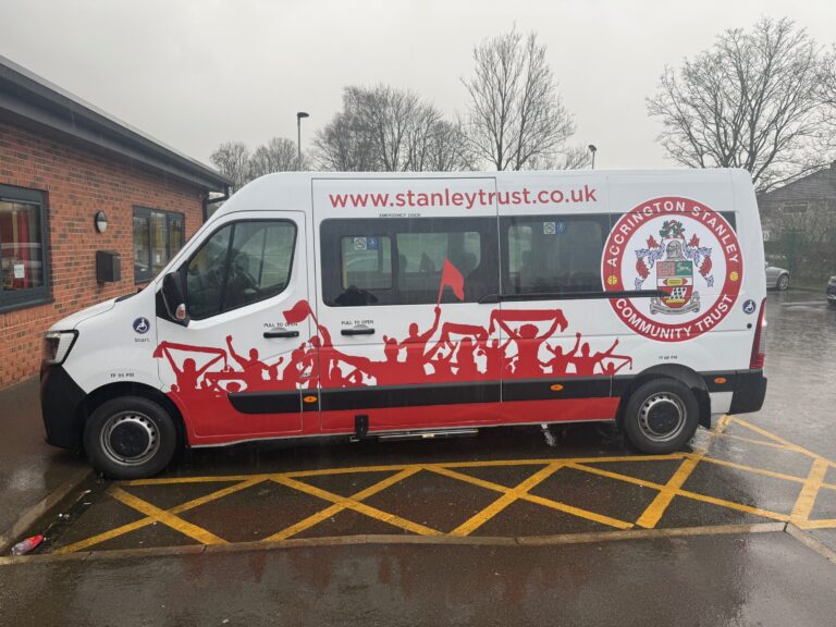 Accrington Stanley Community Trust Receives Common Ground Funding for New Minibus