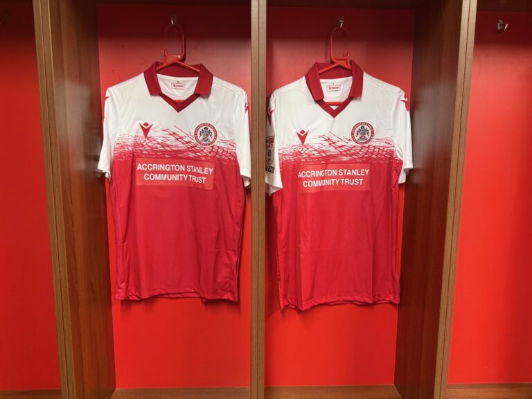 Community Trust to Feature on Accrington Stanley Shirts at Crewe Fixture