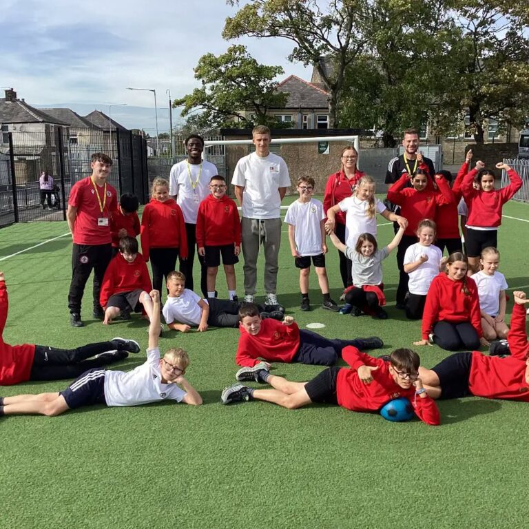 Stanley Stars Inspire Pupils at Peel Park